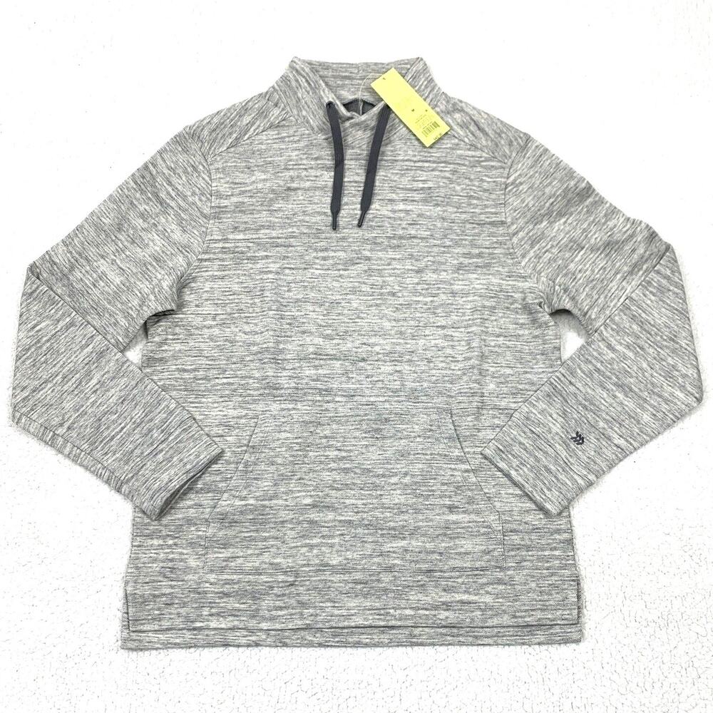 All In Motion Adult Small Gray Heather‎ Pullover Elevated Collar Standard Fit
